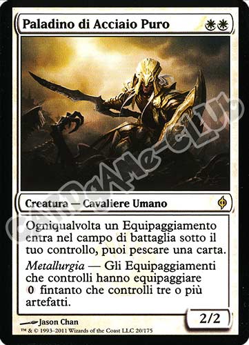 020 / 175 Paladino di Acciaio Puro rara (IT) -NEAR MINT-