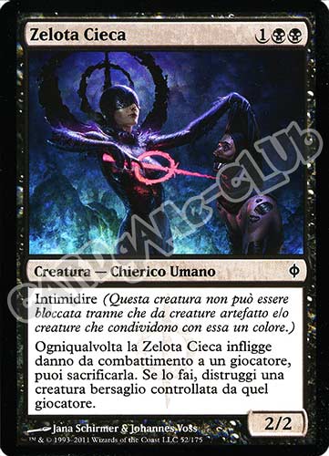 052 / 175 Zelota Cieca comune (IT) -NEAR MINT-