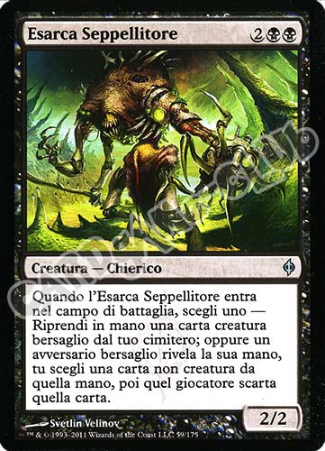 059 / 175 Esarca Seppellitore non comune (IT) -NEAR MINT-