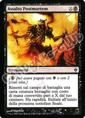 070 / 175 Assalto Postmortem non comune (IT) -NEAR MINT-