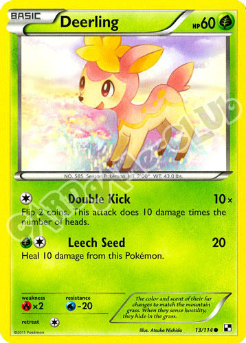 013 / 114 Deerling comune (EN) -NEAR MINT-