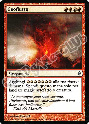 085 / 175 Geoflusso non comune (IT) -NEAR MINT-