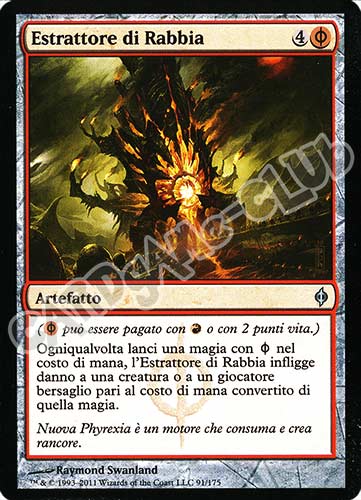 091 / 175 Estrattore di Rabbia non comune (IT) -NEAR MINT-
