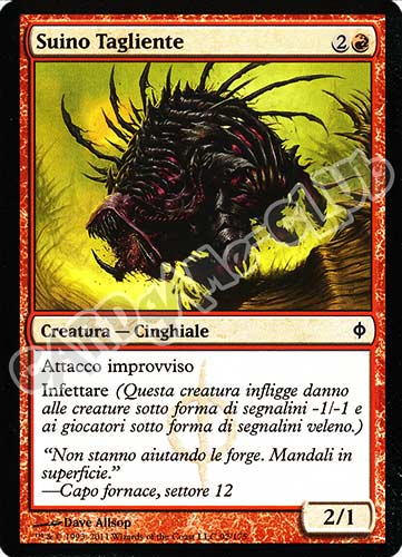 092 / 175 Suino Tagliente comune (IT) -NEAR MINT-