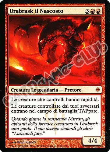 098 / 175 Urabrask il Nascosto rara mitica (IT) -NEAR MINT-