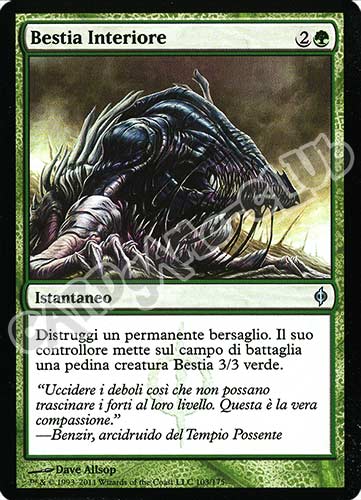 103 / 175 Bestia Interiore non comune (IT) -NEAR MINT-