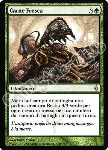 109 / 175 Carne Fresca rara (IT) -NEAR MINT-