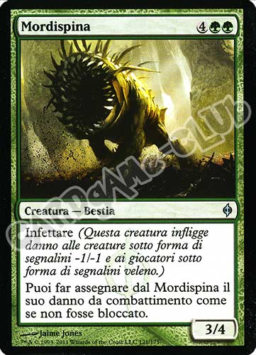 121 / 175 Mordispina non comune (IT) -NEAR MINT-