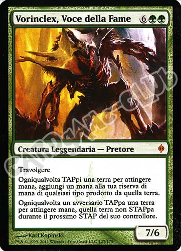 127 / 175 Vorinclex, Voce della Fame rara mitica (IT) -NEAR MINT-