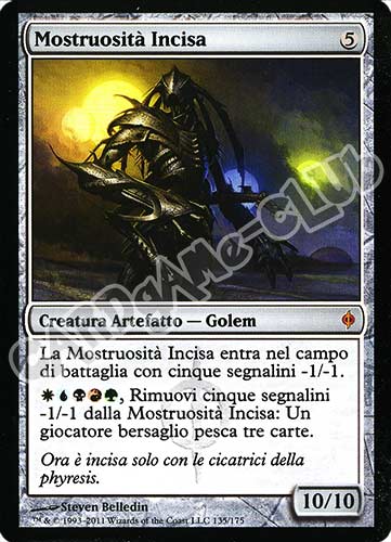 135 / 175 Mostruosita' Incisa rara mitica (IT) -NEAR MINT-