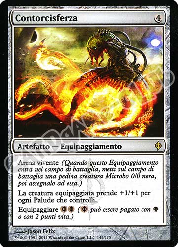 143 / 175 Contorcisferza rara (IT) -NEAR MINT-