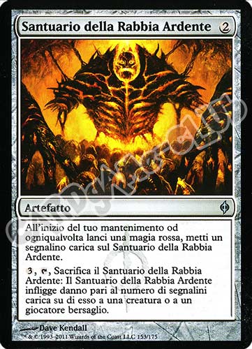 153 / 175 Santuario della Rabbia Ardente non comune (IT) -NEAR MINT-