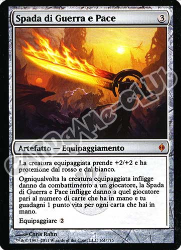 161 / 175 Spada di Guerra e Pace rara mitica (IT) -NEAR MINT-