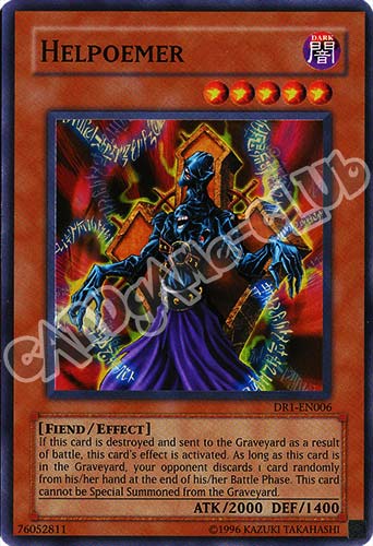 DR1-EN006 Helpoemer super rara (EN) -NEAR MINT-