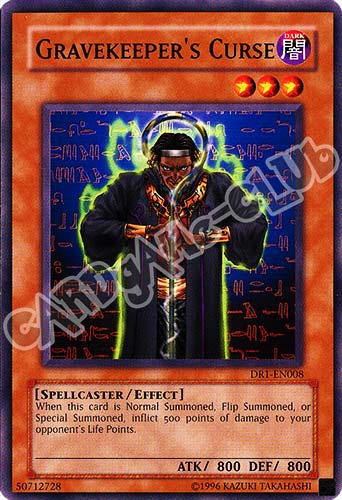 DR1-EN008 Gravekeeper's Curse comune (EN) -NEAR MINT-