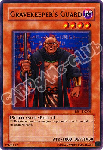 DR1-EN009 Gravekeeper's Guard comune (EN) -NEAR MINT-