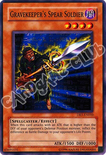 DR1-EN010 Gravekeeper's Spear Soldier comune (EN) -NEAR MINT-