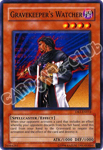 DR1-EN012 Gravekeeper's Watcher comune (EN) -NEAR MINT-