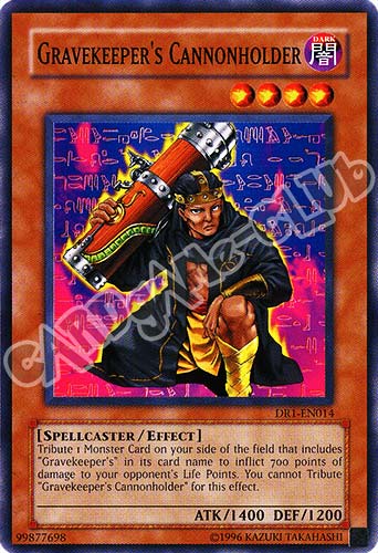 DR1-EN014 Gravekeeper's Cannonholder comune (EN) -NEAR MINT-