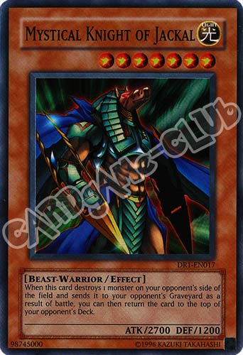 DR1-EN017 Mystical Knight of Jackal super rara (EN) -NEAR MINT-