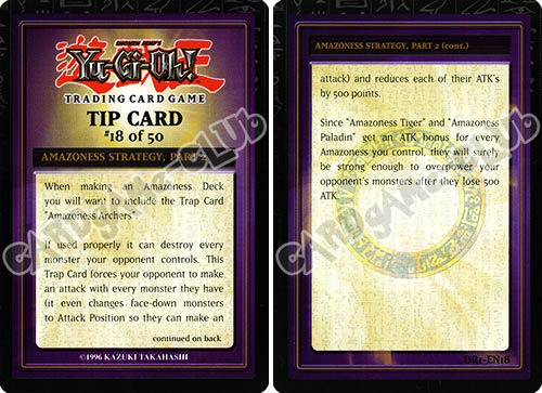 DR1-EN18 Amazoness Strategy, Part 2 comune (EN) -NEAR MINT-