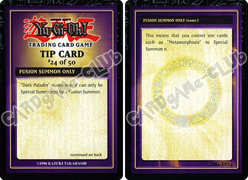 DR1-EN24 Fusion Summon Only comune (EN) -NEAR MINT-