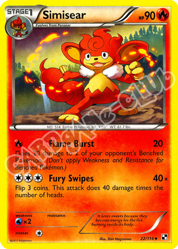 022 / 114 Simisear non comune (EN) -NEAR MINT-