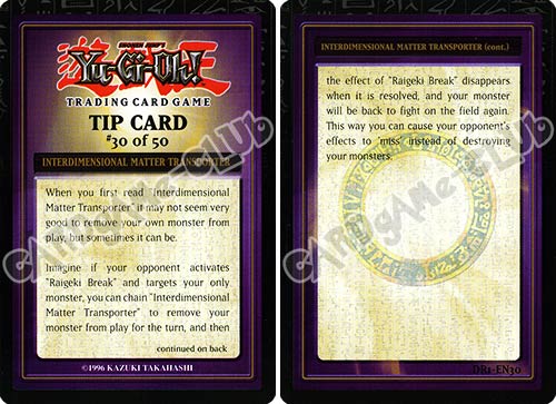 DR1-EN30 Interdimensional Matter Transporter comune (EN) -NEAR MINT-