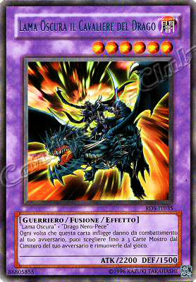 RDS-IT035 Lama Oscura il Cavaliere del Drago rara Unlimited (IT) -NEAR MINT-
