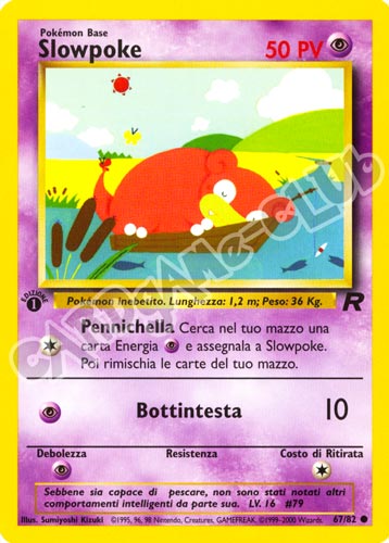 67 / 82 Slowpoke comune 1a edizione (IT) -NEAR MINT-