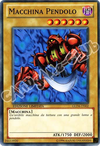 GLD4-IT002 Macchina Pendolo comune Edizione Limitata (IT) -NEAR MINT-