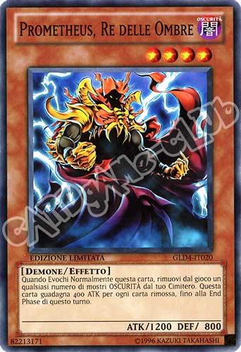 GLD4-IT020 Prometheus, Re delle Ombre comune Edizione Limitata (IT) -NEAR MINT-