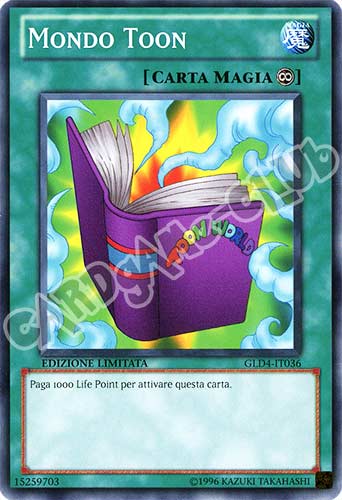 GLD4-IT036 Mondo Toon comune Edizione Limitata (IT)  -GOOD-