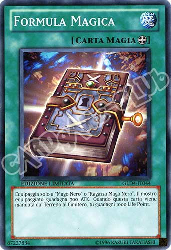 GLD4-IT044 Formula Magica comune Edizione Limitata (IT) -NEAR MINT-