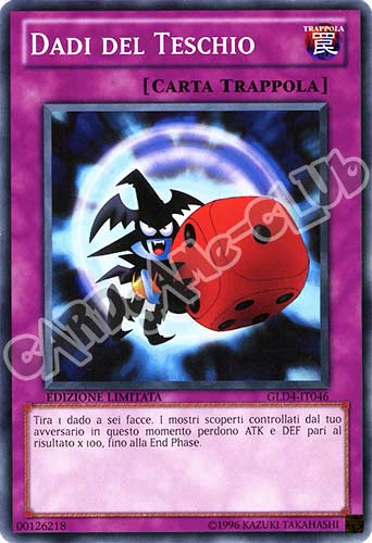 GLD4-IT046 Dadi del Teschio comune Edizione Limitata (IT) -NEAR MINT-