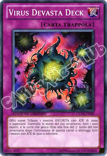 GLD4-IT049 Virus Devasta Deck comune Edizione Limitata (IT) -NEAR MINT-