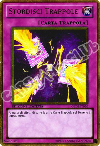 GLD4-IT050 Stordisci Trappole rara oro Edizione Limitata (IT)  -GOOD-