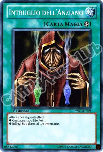 YS11-IT029 Intruglio dell'Anziano comune 1a Edizione (IT)  -GOOD-