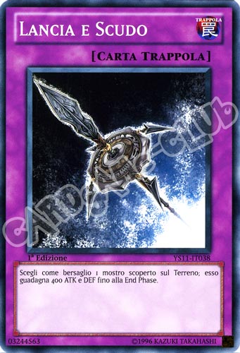 YS11-IT038 Lancia e Scudo comune 1a Edizione (IT) -NEAR MINT-