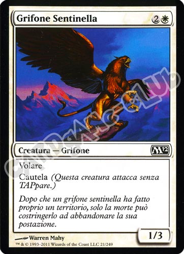 021 / 249 Grifone Sentinella comune (IT) -NEAR MINT-