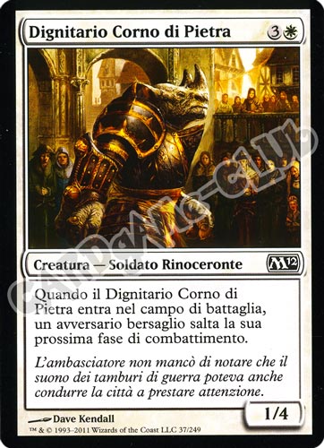 037 / 249 Dignitaro Corno di Pietra comune (IT) -NEAR MINT-