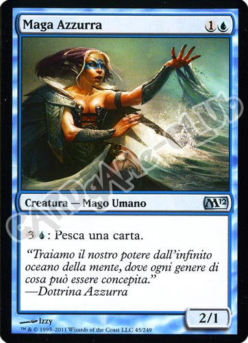 045 / 249 Maga Azzurra non comune (IT)  -GOOD-