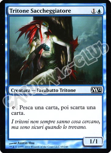 065 / 249 Tritone Saccheggiatore comune (IT) -NEAR MINT-