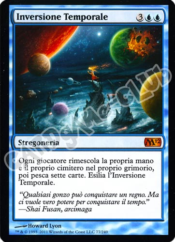 077 / 249 Inversione Temporale rara mitica (IT) -NEAR MINT-