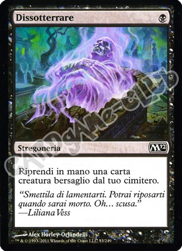 093 / 249 Dissotterrare comune (IT) -NEAR MINT-