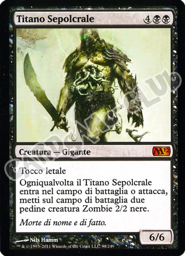 098 / 249 Titano Sepolcrale rara mitica (IT) -NEAR MINT-