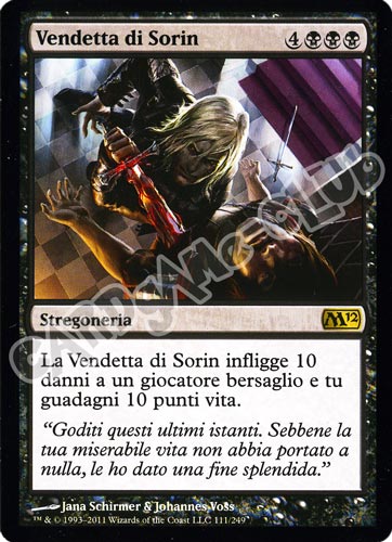 111 / 249 Vendetta di Sorin rara (IT) -NEAR MINT-