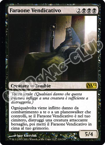 116 / 249 Faraone Vendicativo rara (IT) -NEAR MINT-