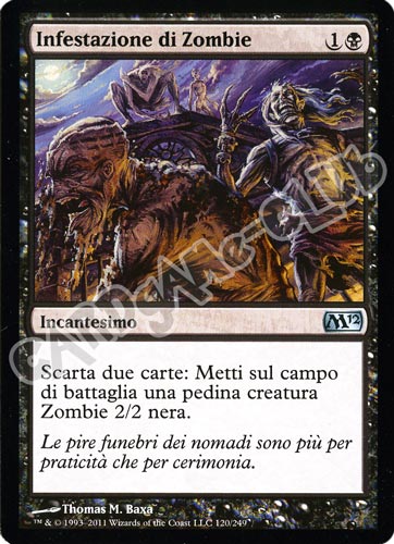 120 / 249 Infestazione di Zombie non comune (IT) -NEAR MINT-