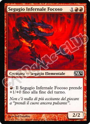 130 / 249 Segugio Infernale Focoso comune (IT) -NEAR MINT-